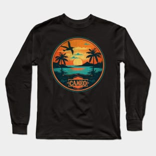 Retro Vibes - Cameo Long Sleeve T-Shirt